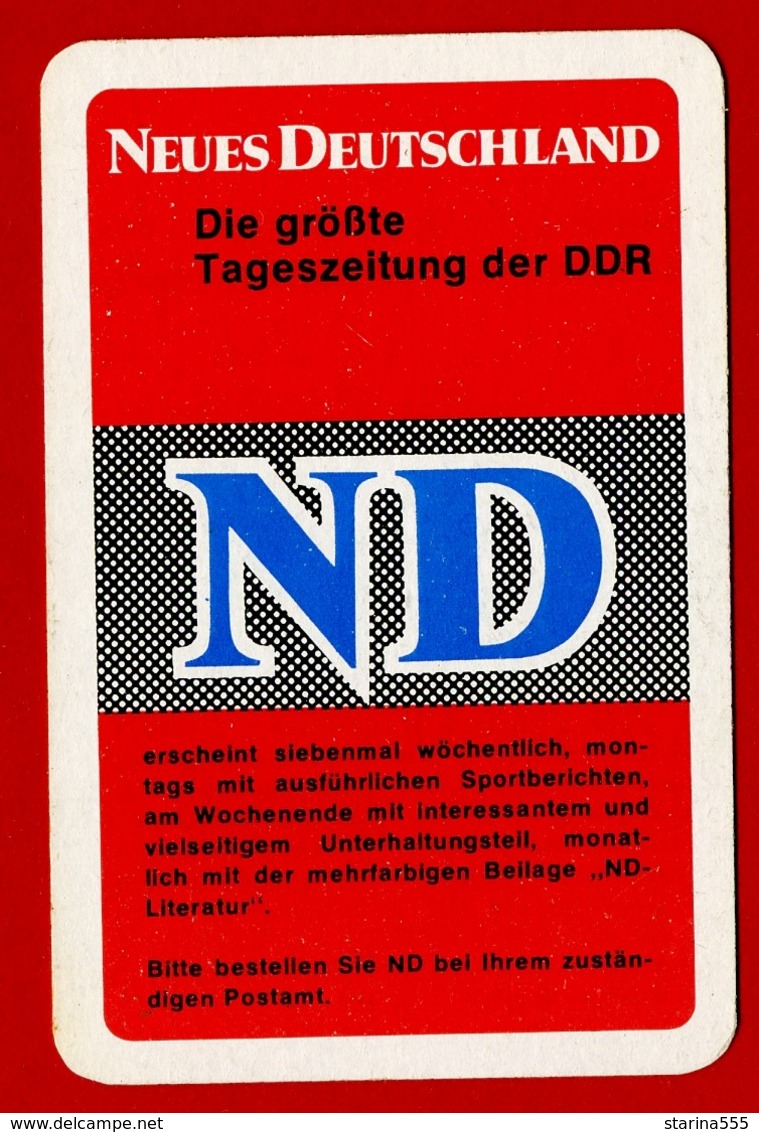 SMALL CALENDAR NEUES DEUTSCHLAND ND 1972 AK104-22 - Tamaño Pequeño : 1971-80