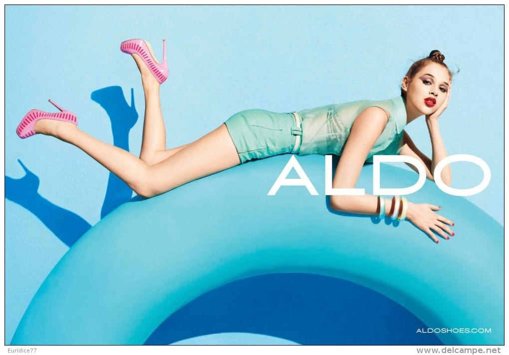 ALDO Advertising Postcad Sexy Girl - Size 15x10 Cm. Aprox. - Reclame