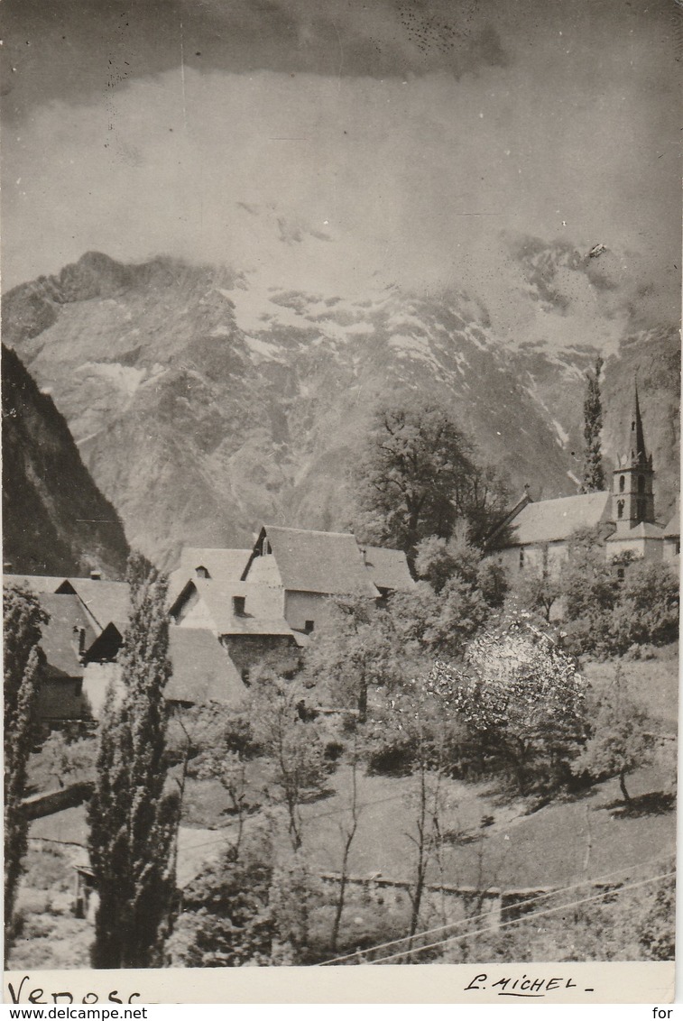 Isère : VENOSC : Carte Photo  Du Village - Photo. L. Michel ( - Vénosc