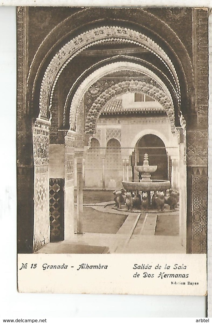 GRANADA ALHAMBRA SIN ESCRIBIR - Granada
