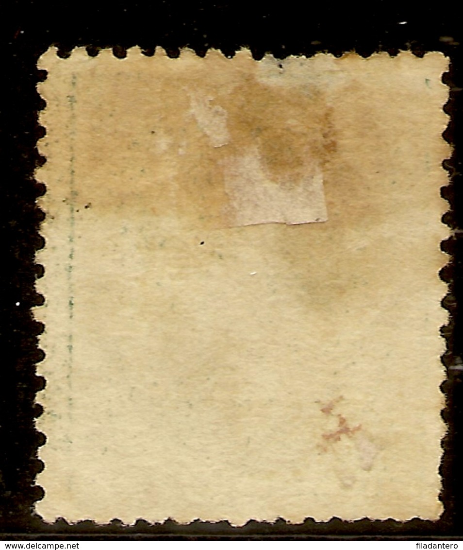 España Edifil 196 (º) 50 Céntimos Verde  Alfonso XII   1878   NL1467 - Usados