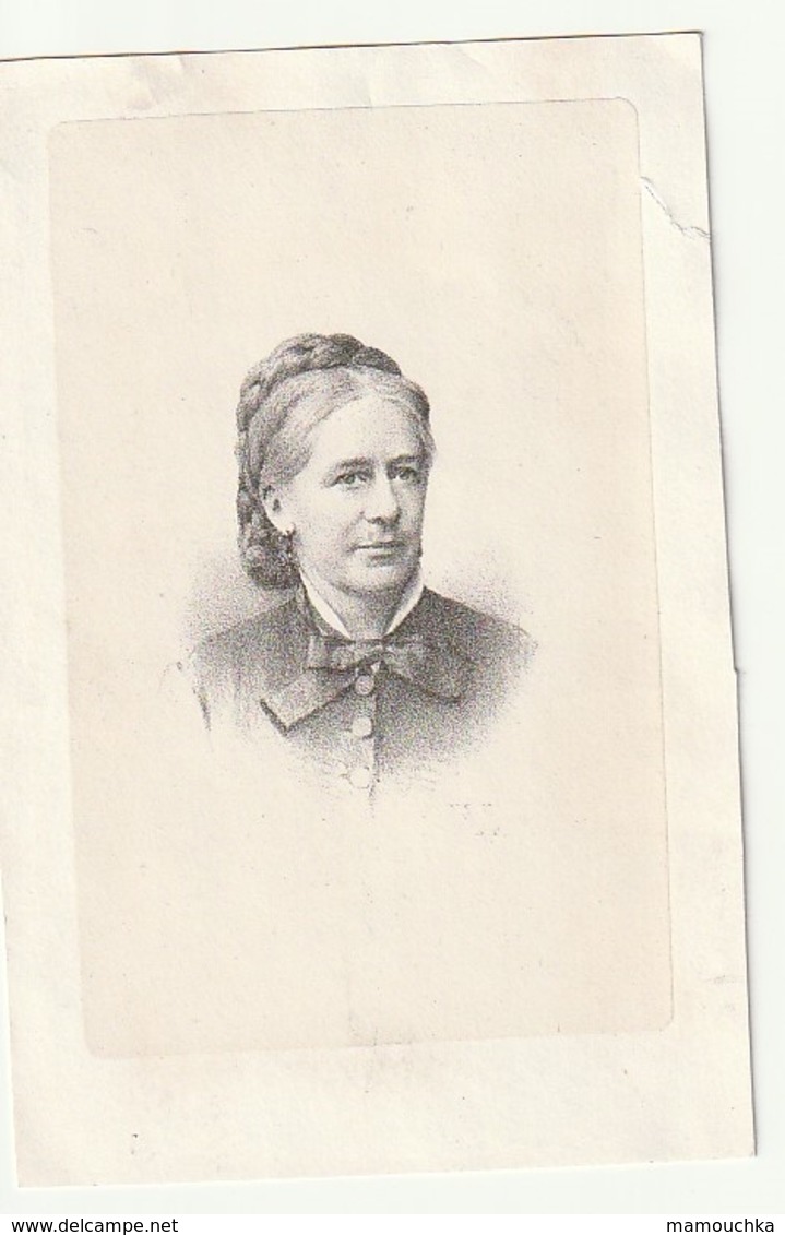 Litho Van Loo Marie-Léonie Louise MULLE Veuve Philippe Van Den Berghe Ypres 1830 - Menin Menen 1885 - Images Religieuses