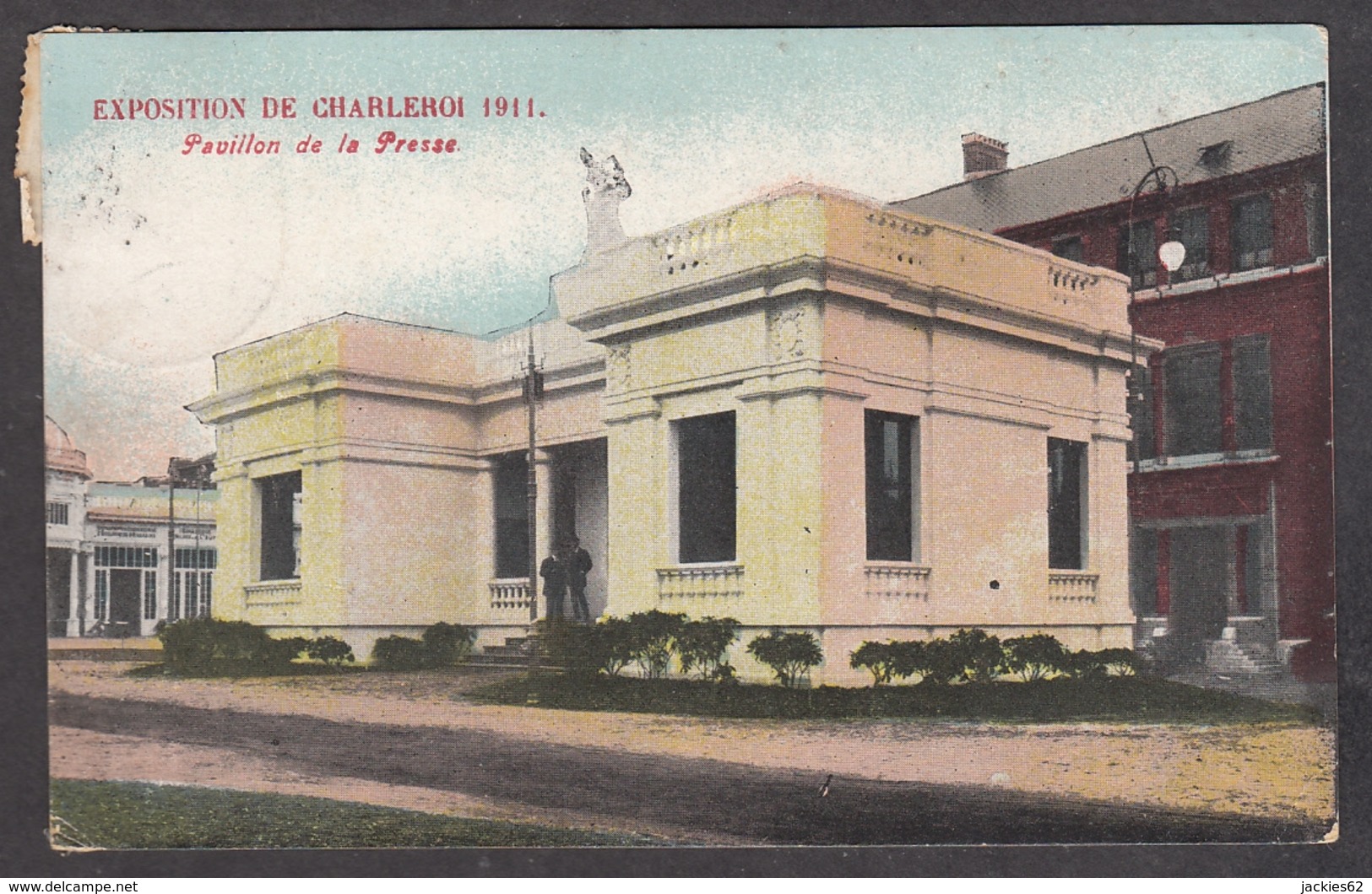 104894/ CHARLEROI, Exposition 1911, Pavillon De La Presse - Charleroi