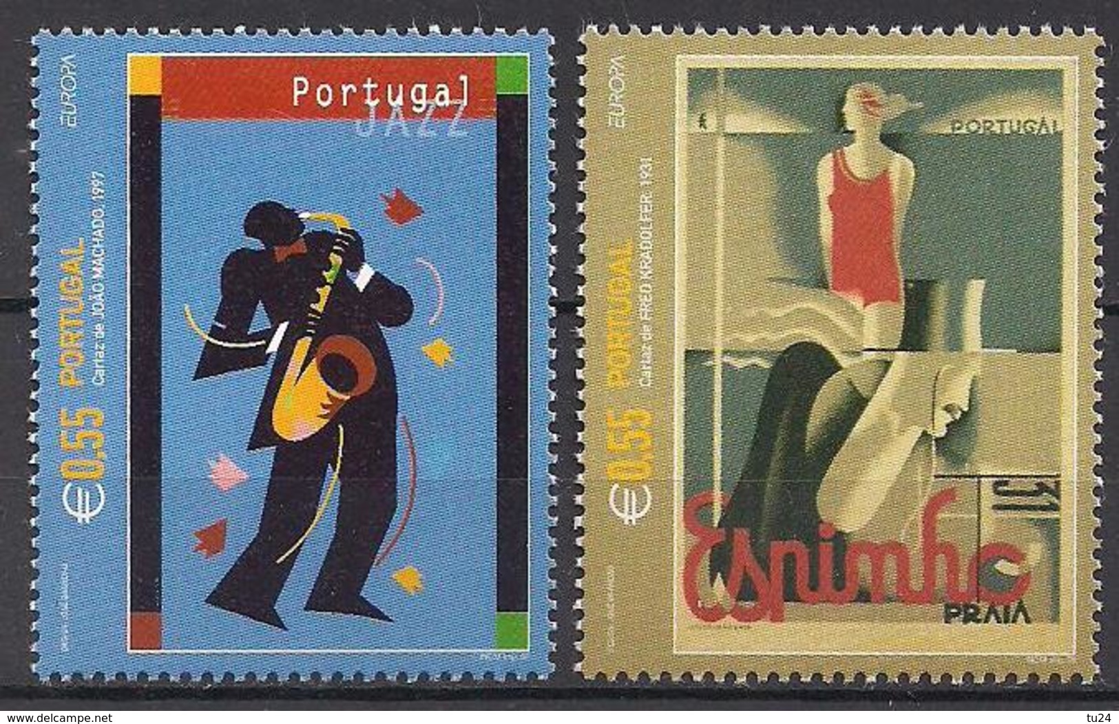 Portugal  (2003)  Mi.Nr.  2677 + 2678  ** / Mnh / Postfrisch  (9fd19)  EUROPA - Ungebraucht