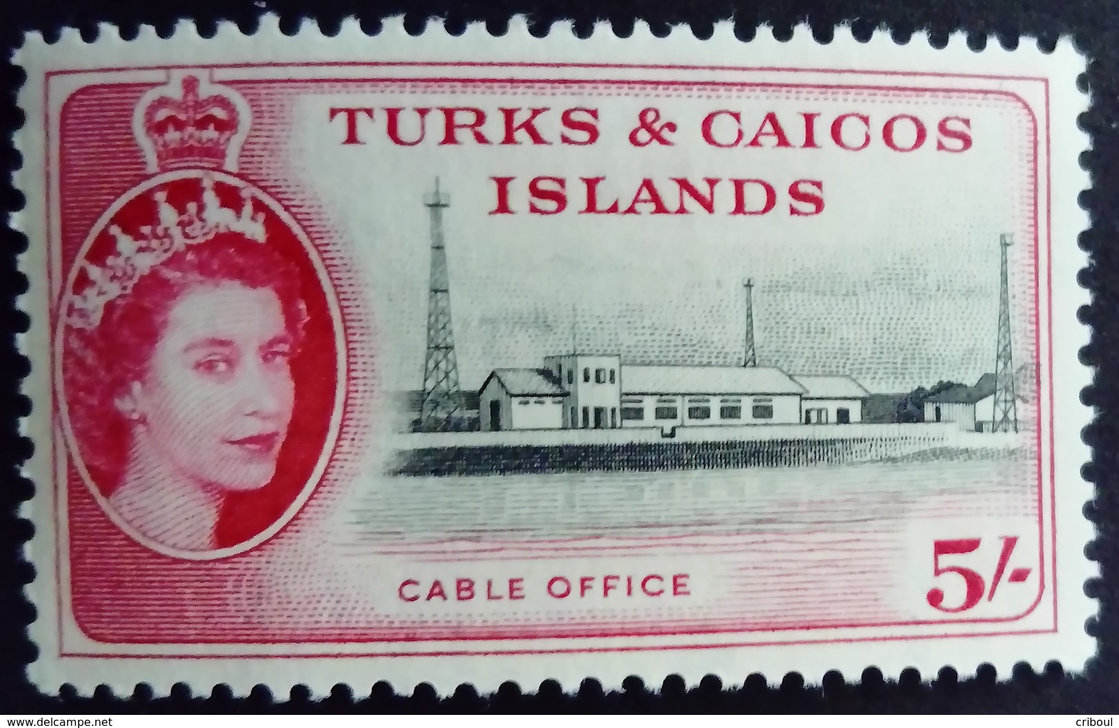 Turks Et Caicos 1957 Télégraphe Cable Office Yvert 175 ** MNH - Turks & Caicos (I. Turques Et Caïques)