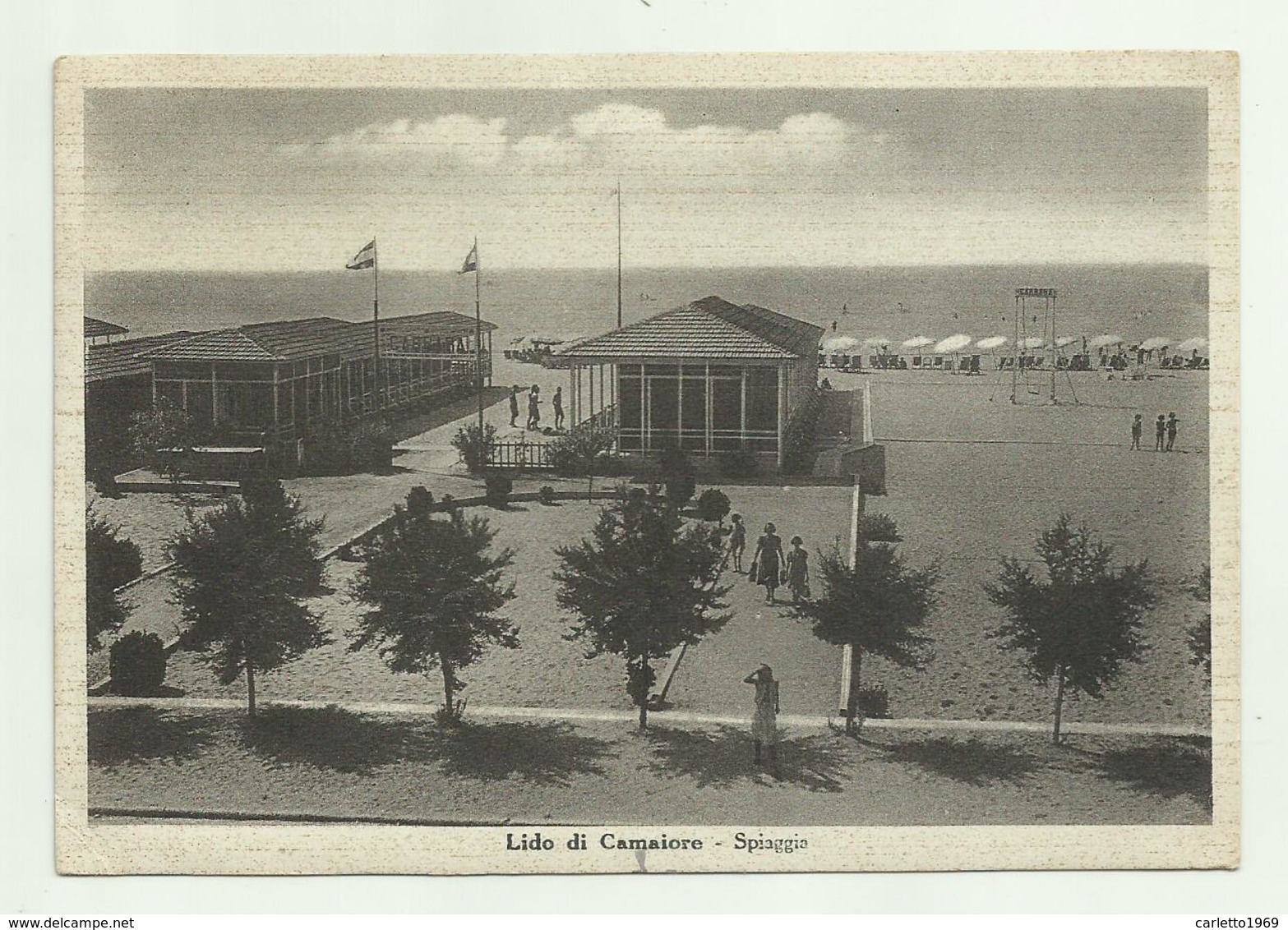 LIDO DI CAMAIORE - SPIAGGIA VIAGGIATA   FG - Lucca