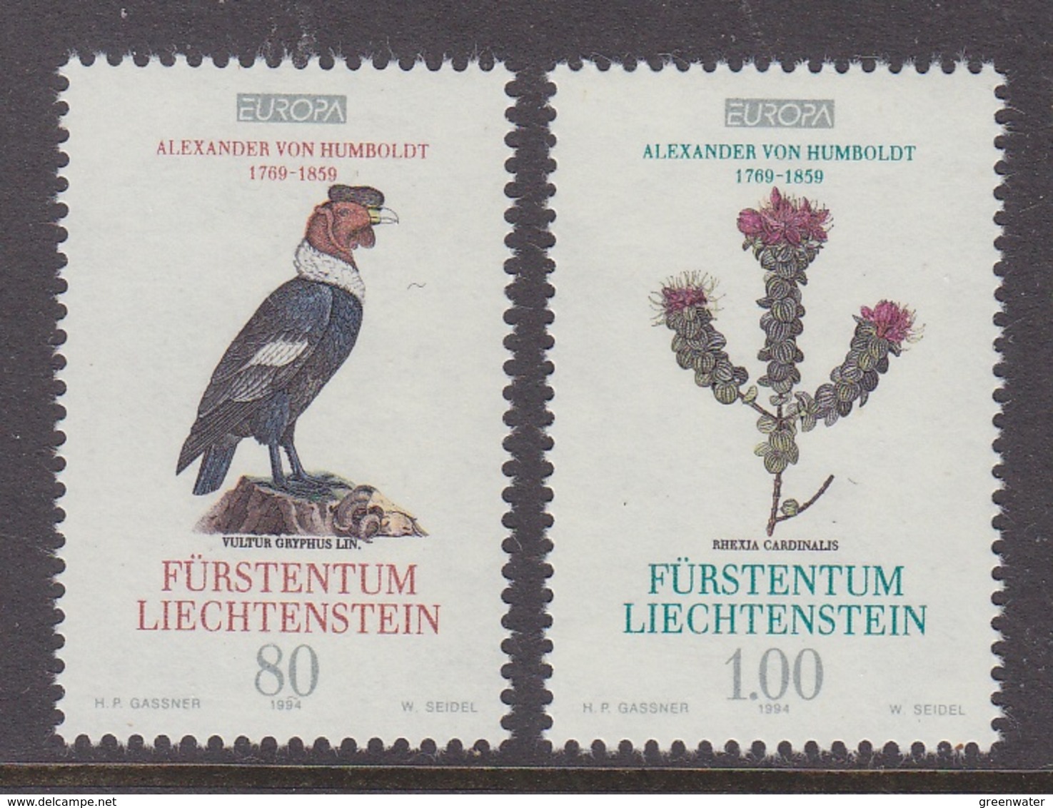 Europa Cept 1994 Liechtenstein 2v ** Mnh (43470) - 1994