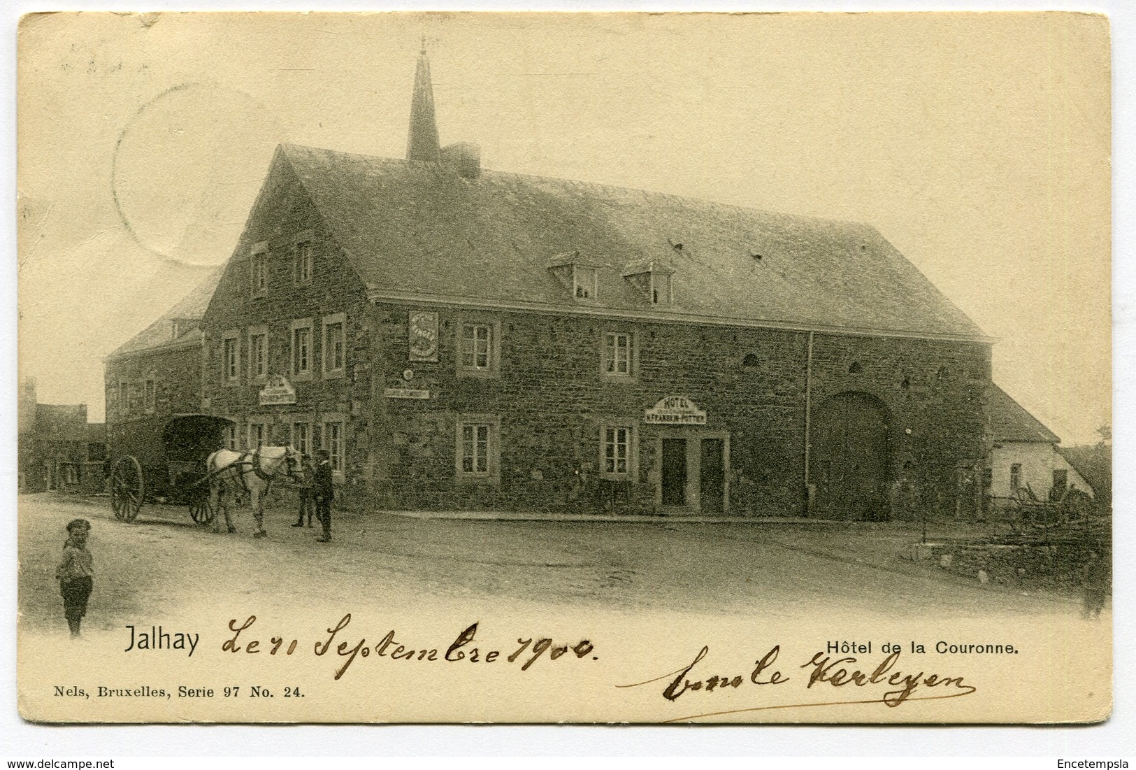 CPA - Carte Postale - Belgique - Jalhay - Hôtel De La Couronne - 1904 (B9322) - Jalhay