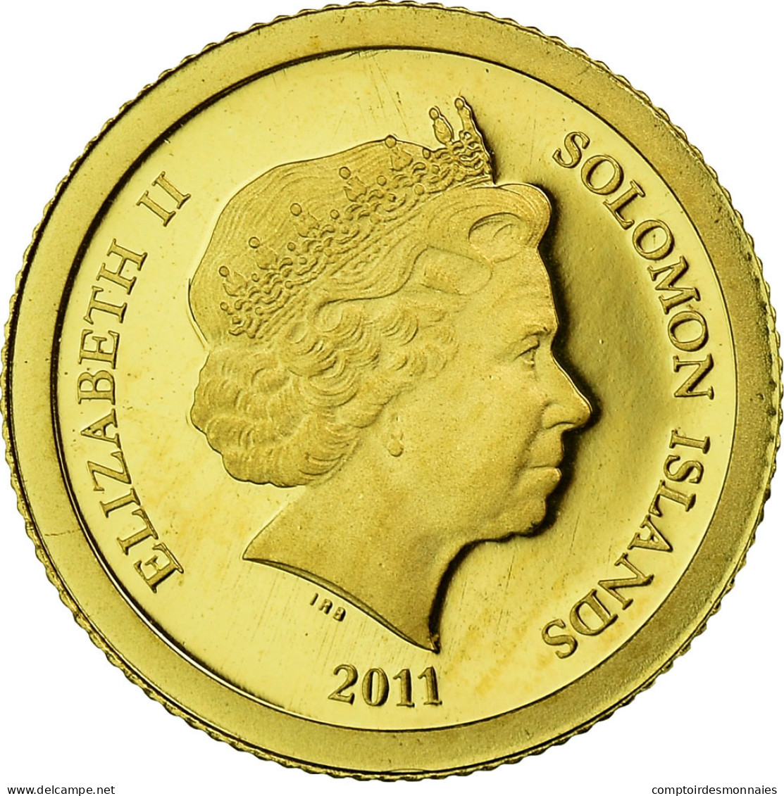 Monnaie, Îles Salomon, Elizabeth II, Taj Mahal, 5 Dollars, 2011, B.H. Mayer - Solomon Islands