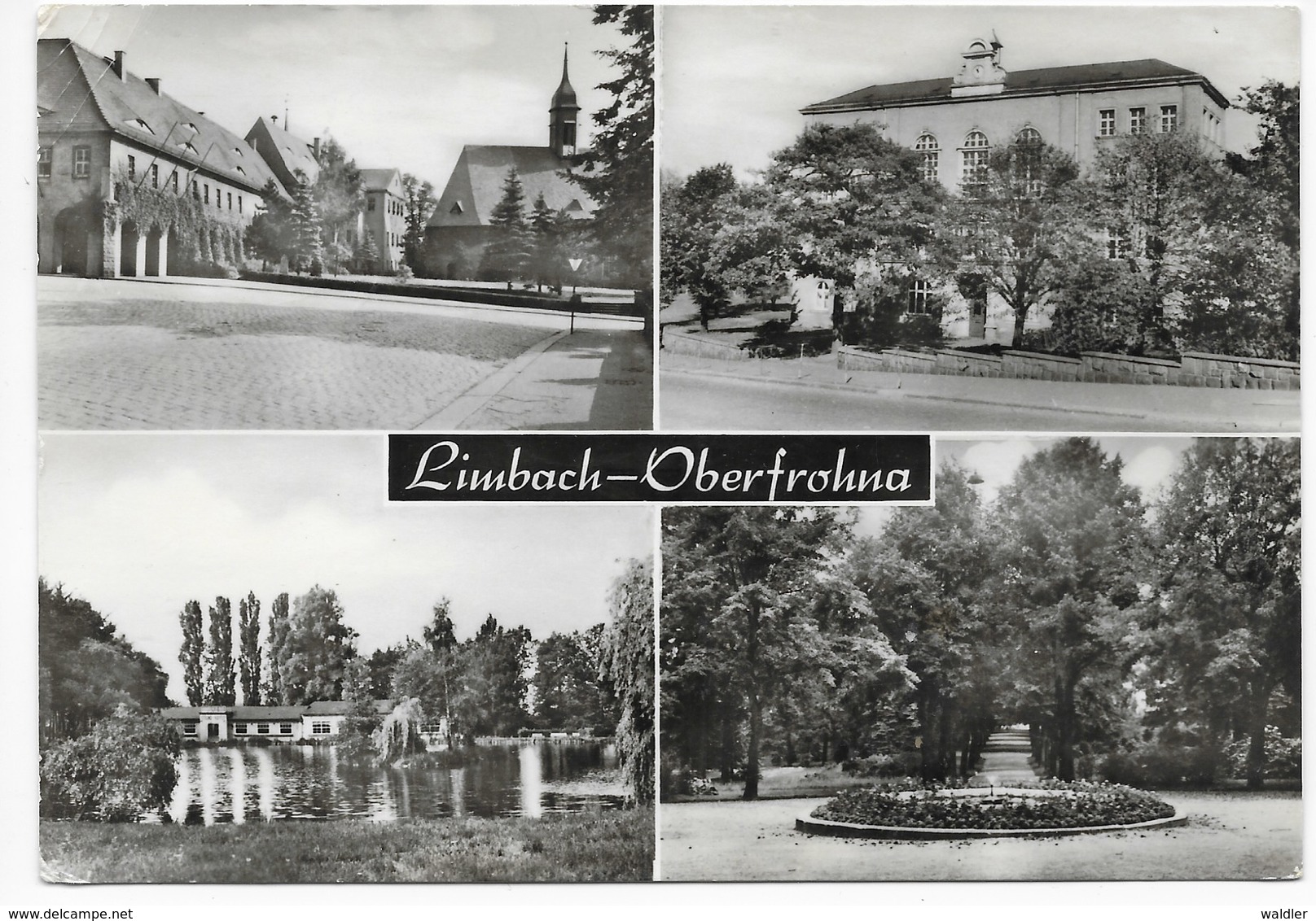 9102  LIMBACH - OBERFROHNA  -  MEHRBILD  1972 - Limbach-Oberfrohna