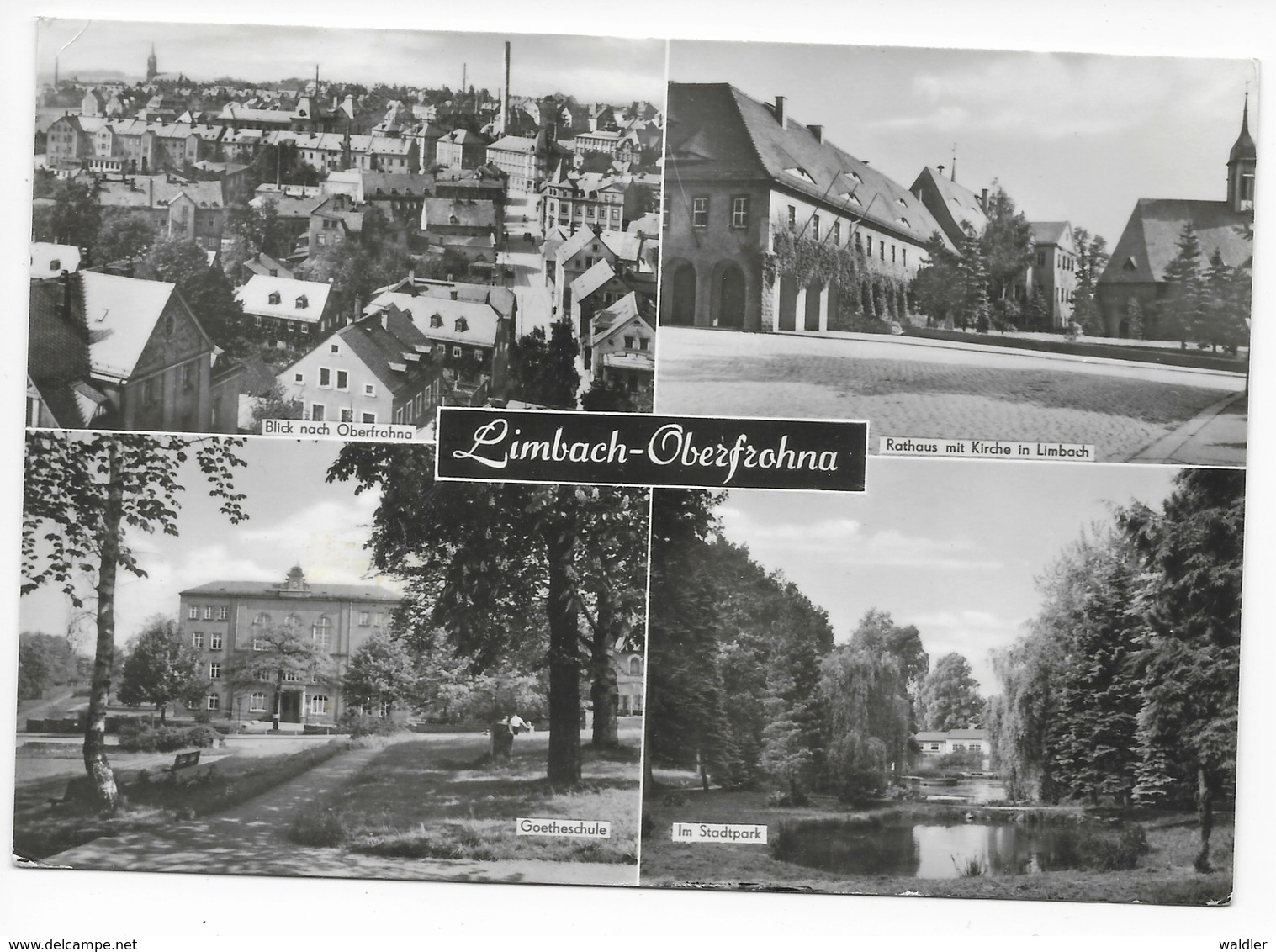 9102  LIMBACH - OBERFROHNA  -  MEHRBILD  1973 - Limbach-Oberfrohna