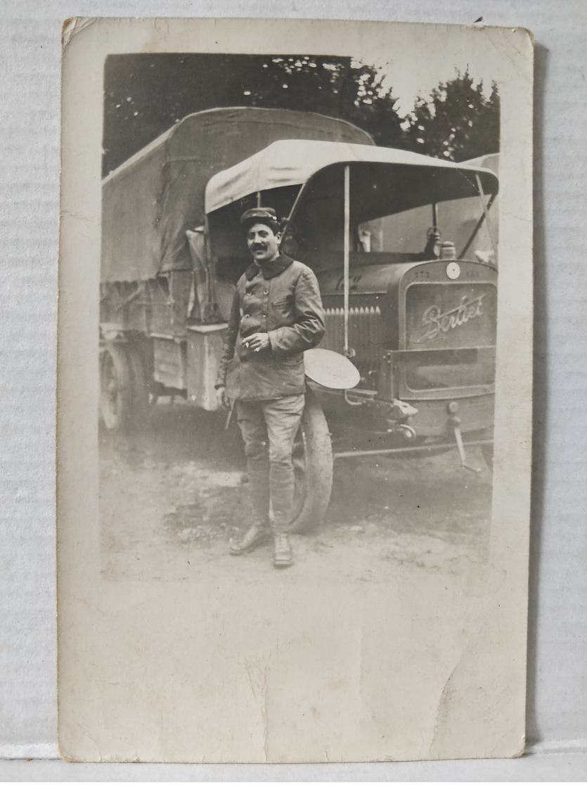 Carte Photo. Camion Berliet - Vrachtwagens En LGV