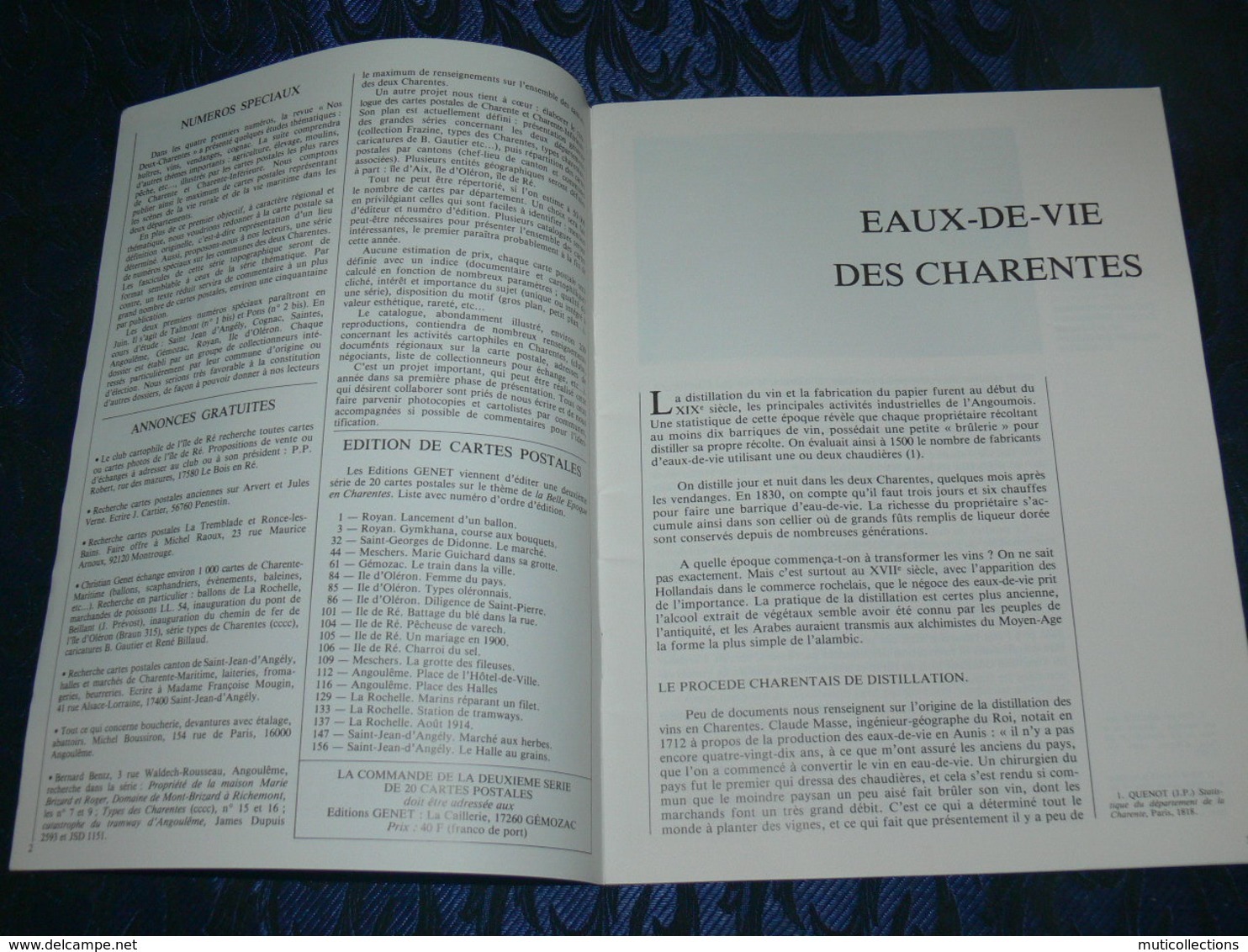 NOS DEUX CHARENTES EN CPA N° 4 / EAUX DE VIE & COGNAC  SAINTES / ROCHEFORT / ROYAN / OLERON / SAUJON - Poitou-Charentes