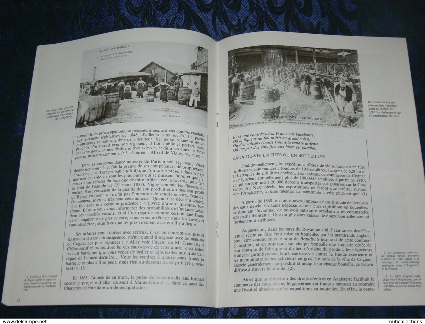 NOS DEUX CHARENTES EN CPA N° 4 / EAUX DE VIE & COGNAC  SAINTES / ROCHEFORT / ROYAN / OLERON / SAUJON