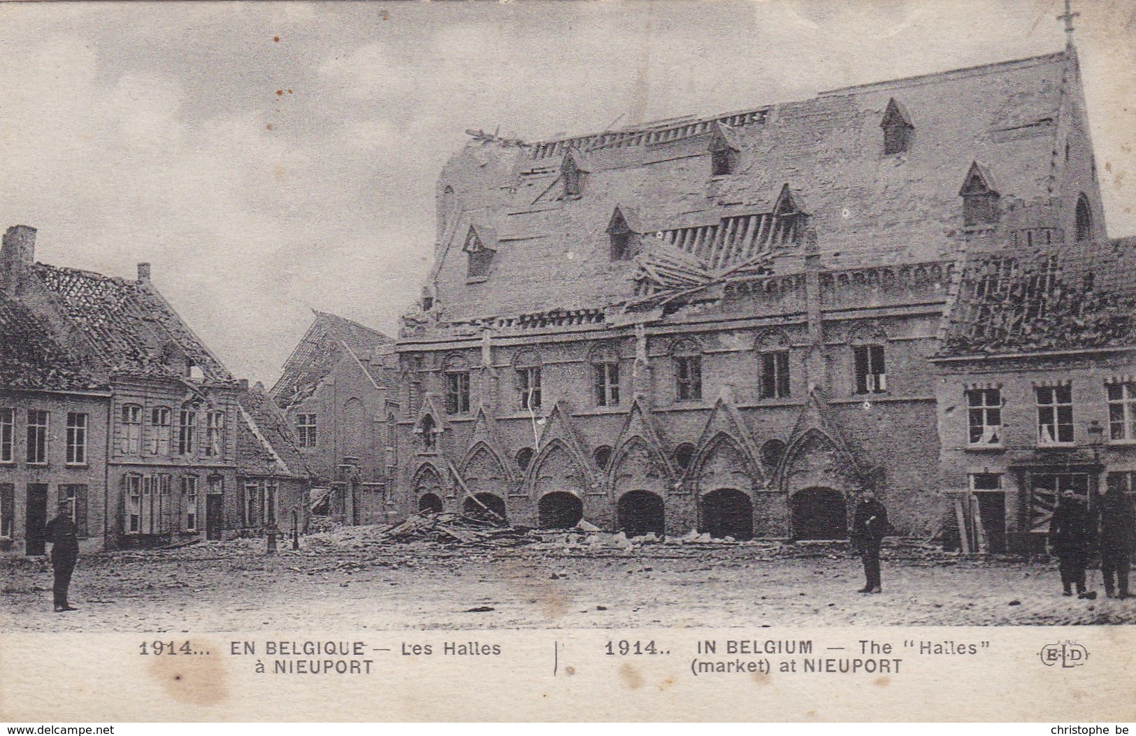 Nieuwpoort, 1914, Nieuport En Belgique, Les Halles (pk60926) - Nieuwpoort