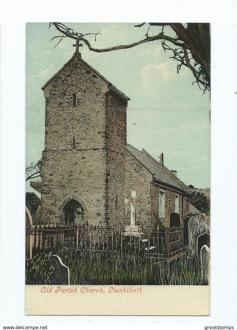 Postcard  Wales Llanhilleth Old Parish Church Unused Monmouthshire - Monmouthshire