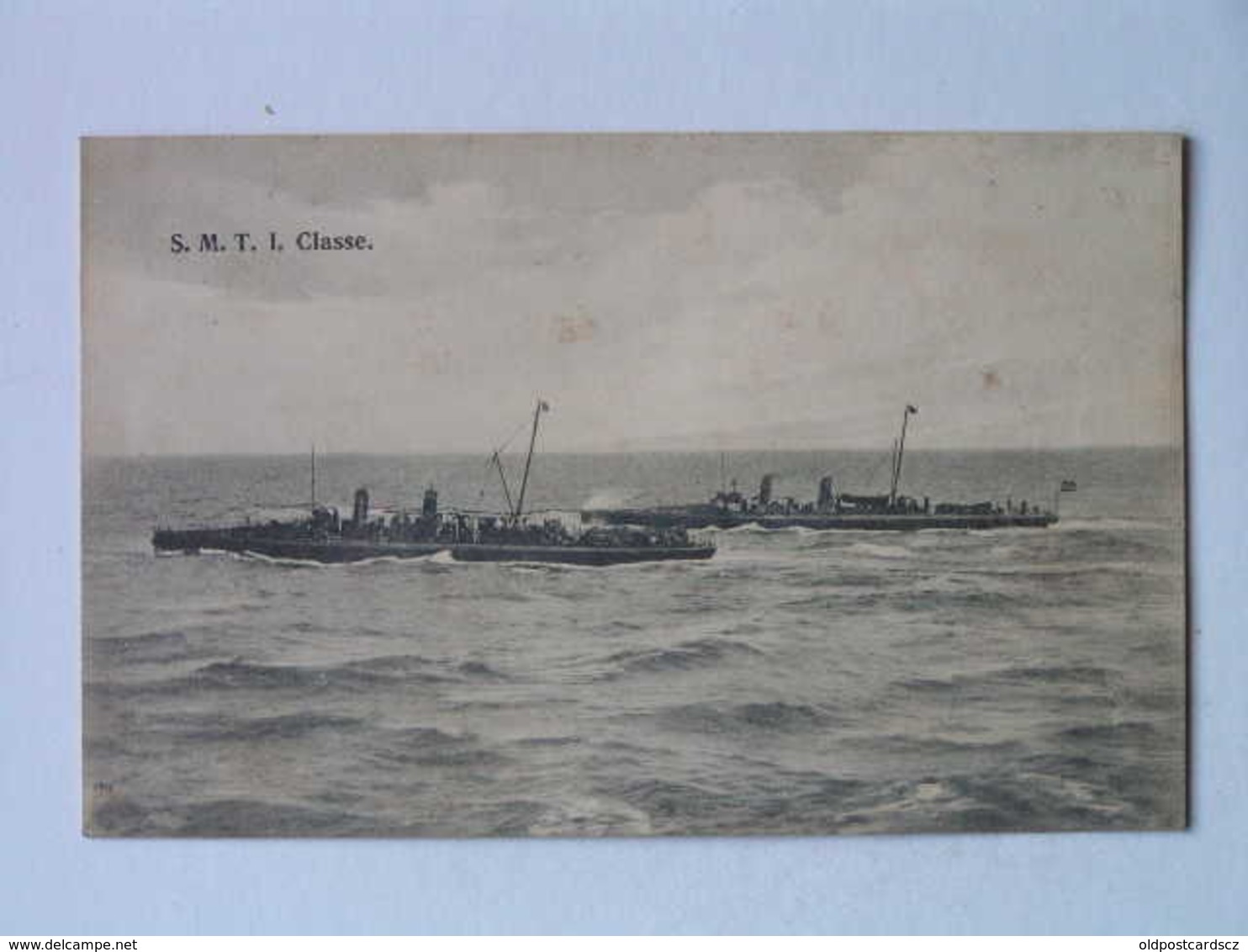 K.U.K. Kriegsmarine Marine  SMS 1082 SMS T.I.Classe 1909 Ed G Fano Nr 58 WET DAMAGE - Guerra