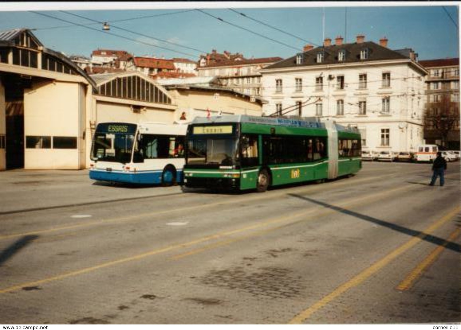 TROLLEYBUS TB 923 B.V.B  TB 6 V.M.C.V DÉPÔT PRÉLAZ - LAUSANNE 15/03/1994 - Autres & Non Classés