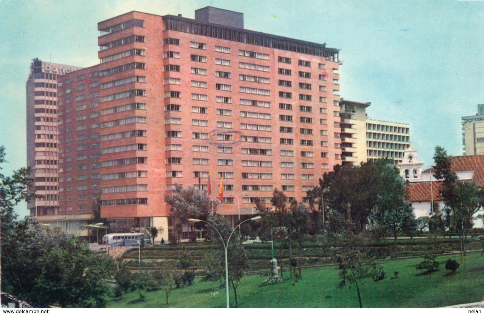 BOGOTA-COLUMBIA-HOTEL TEQUENDAMA- VIAGGIATA 1969 - Colombia