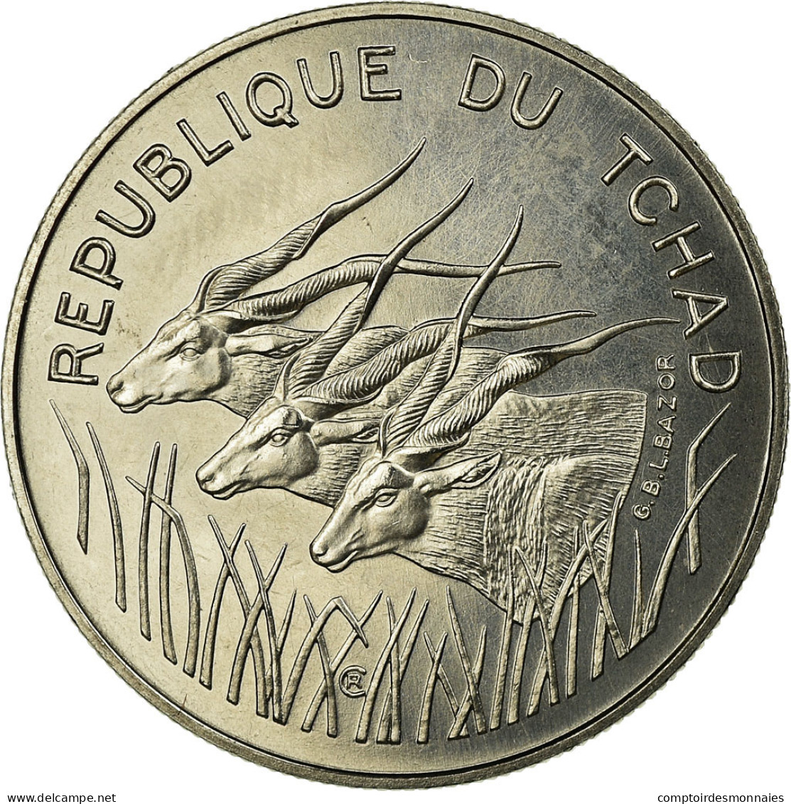 Monnaie, Chad, 100 Francs, 1975, Paris, ESSAI, FDC, Nickel, KM:E5 - Tsjaad