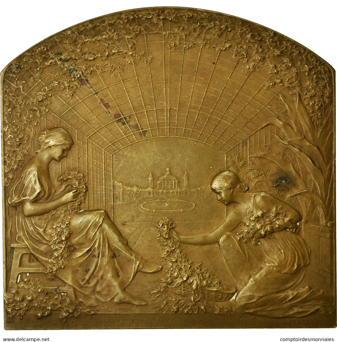Belgique, Médaille, Exposition Universelle De Gand, 1913, Devreese, TTB+ - Autres & Non Classés