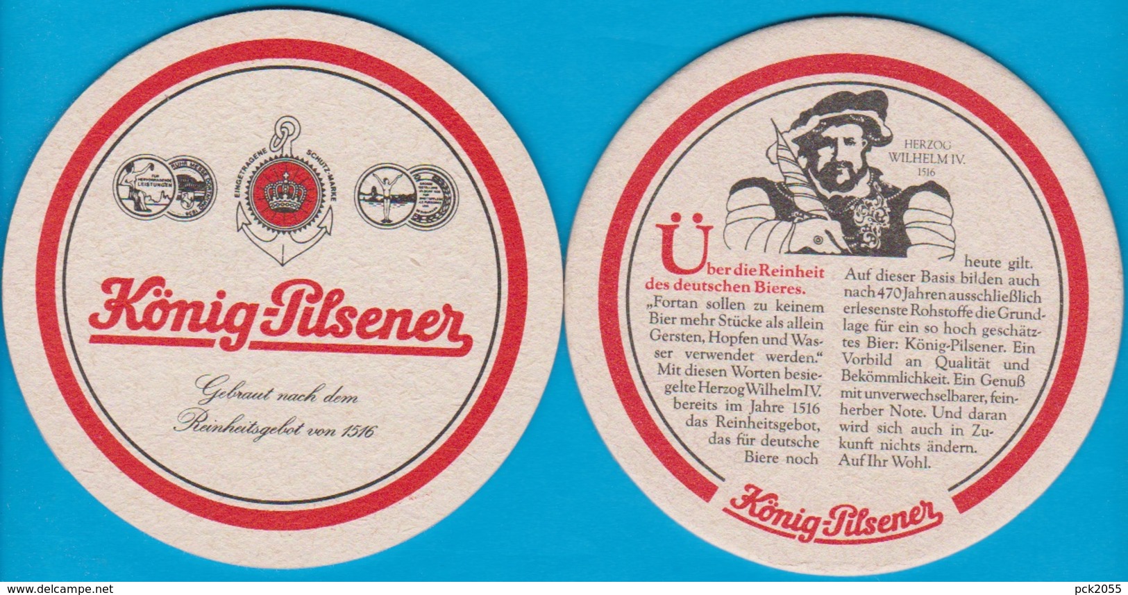 König Brauerei Duisburg ( Bd 2276 ) - Bierdeckel