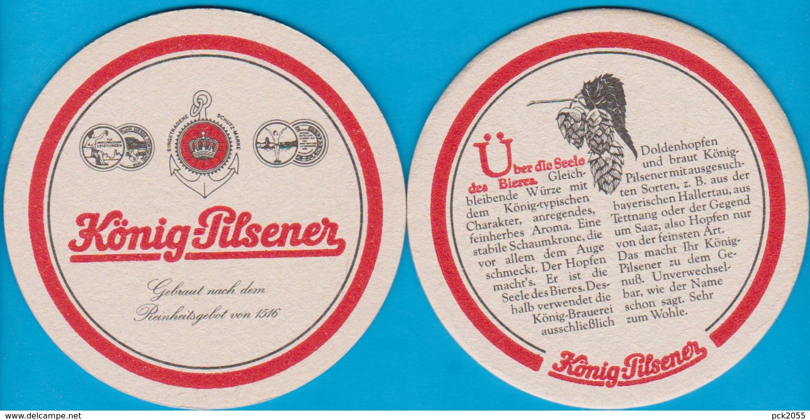 König Brauerei Duisburg ( Bd 2277 ) - Bierdeckel