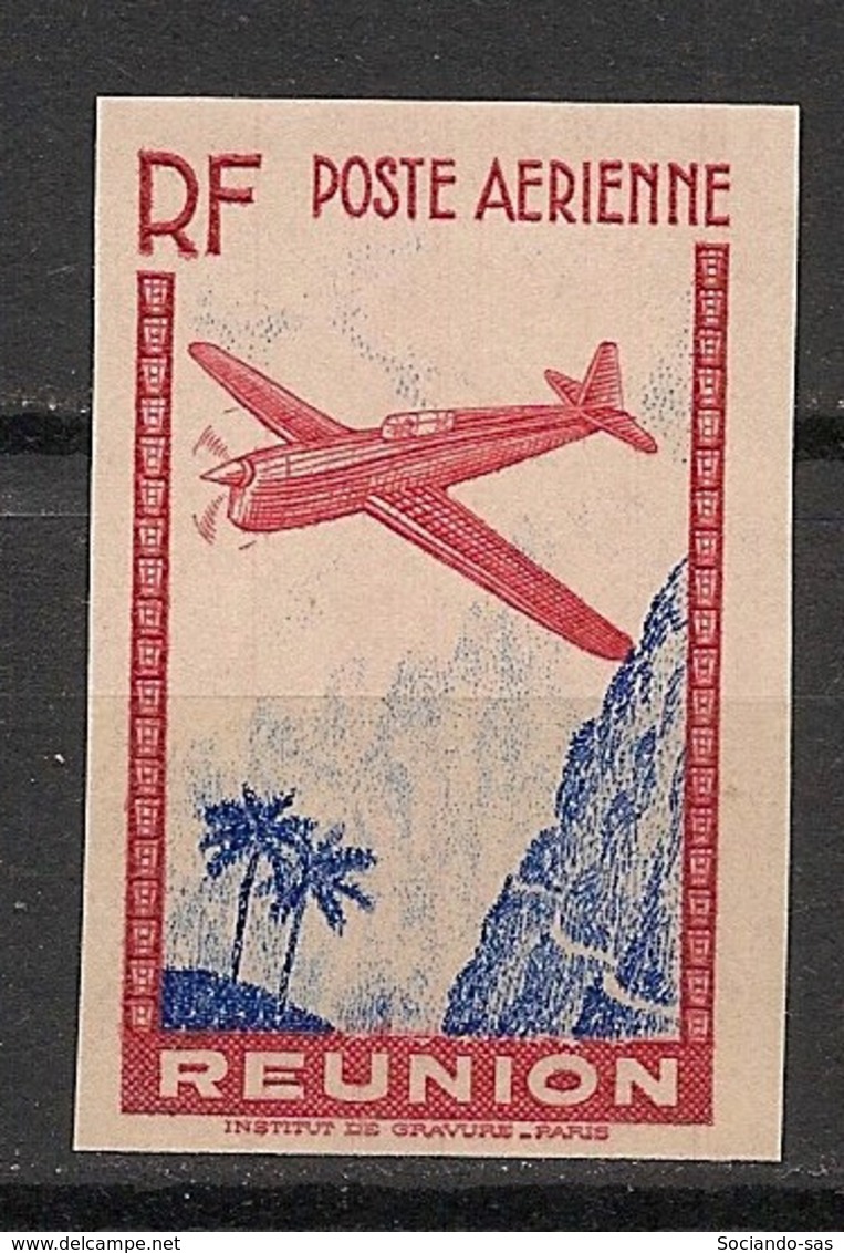 Réunion - 1938 - PA N°Yv. 4e - Variété Sans Valeur + Non Dentelé / Imperf. - Neuf Luxe ** / MNH / Postfrisch - Luftpost