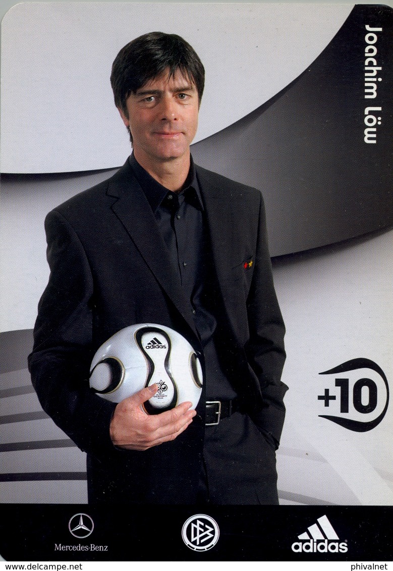 TARJETA PUBLICITARIA , FÚTBOL , SOCCER , FOOTBALL , JOACHIM LÖW - Fútbol