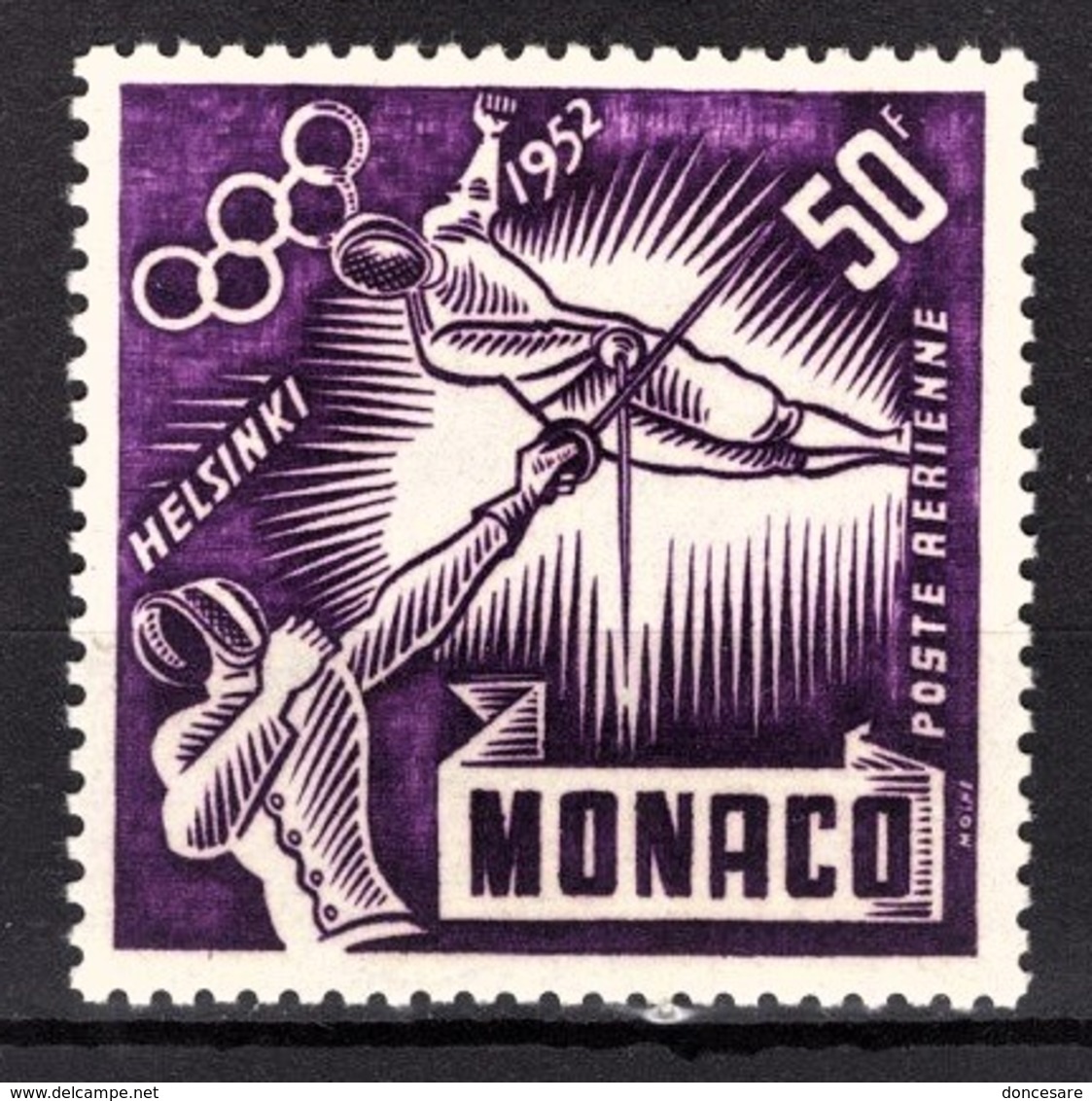 MONACO 1953 -  Y.T. N° 52 / NEUFS** / 3 - Poste Aérienne