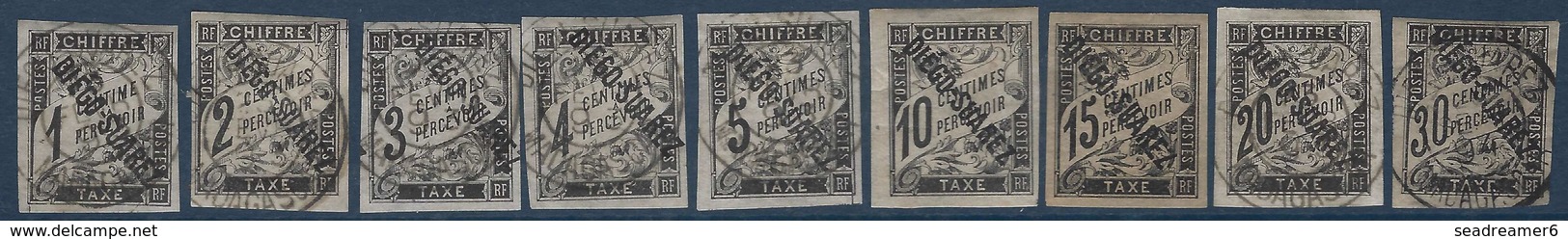 France Colonies Diego Suarez Taxe N°3 à 11 Oblitérés Sauf 8 & 9 TTB - Used Stamps