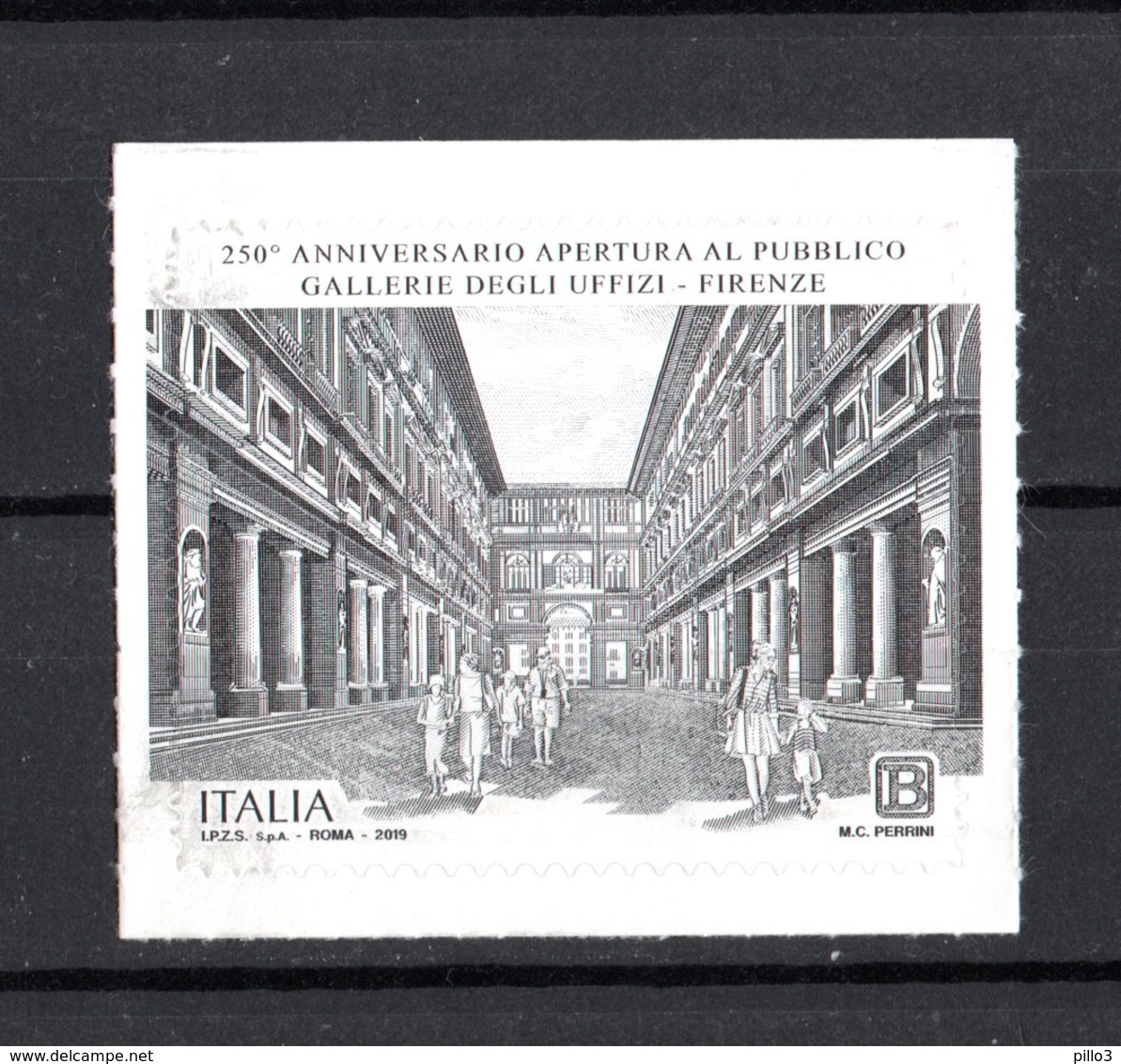 ITALIA  :  250° Anniv. Gallerie Degli Uffizi (FI)  Tariffa B  ( 1,10 €.)  1 Val. MNH**  24.06.2019 - 2011-20: Neufs