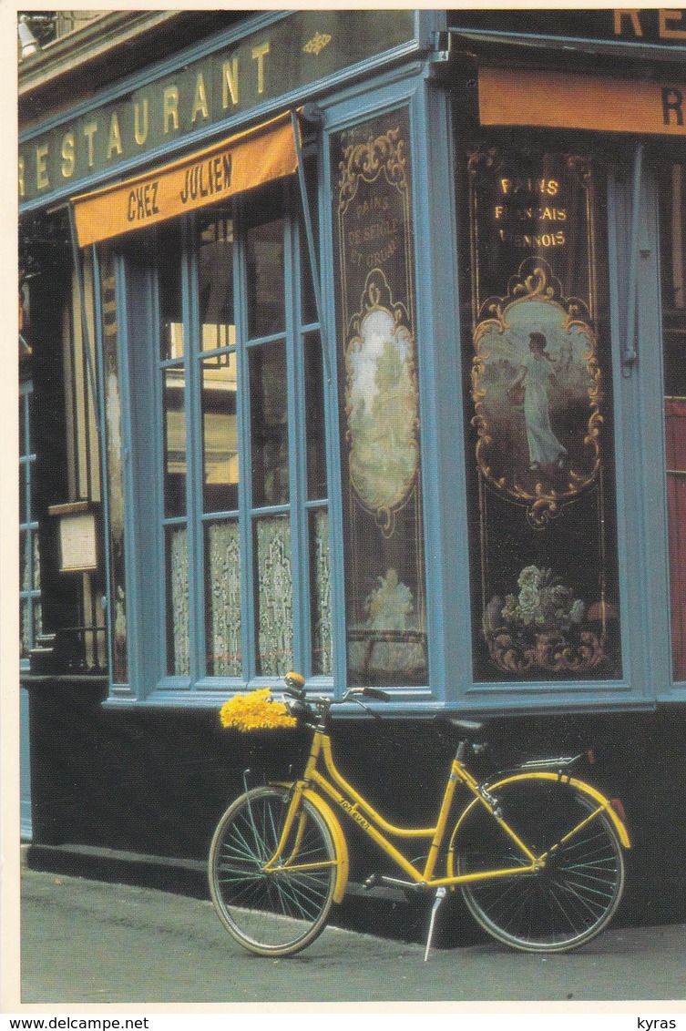 CPM 10x15.   Restaurant "CHEZ JULIEN "Paris  Série Les Byciclettes N°33 - Restaurantes