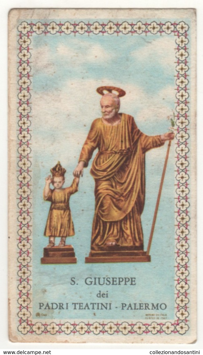 301 Santino Antico San Giuseppe Da Palermo - Religione & Esoterismo