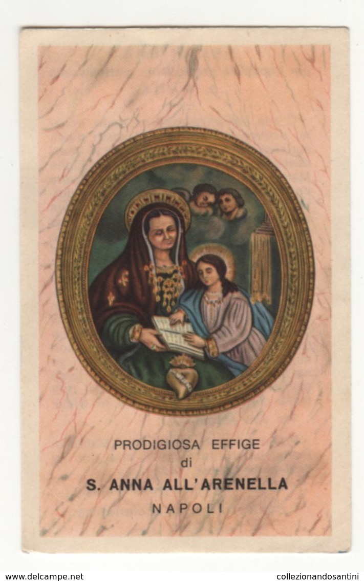 305 Santino Antico Sant'Anna All'Arenella Da Napoli - Religione & Esoterismo