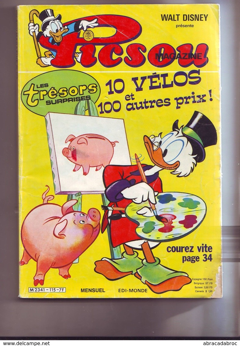 Picsou Magazine N° 115 - De 1981 - - Picsou Magazine