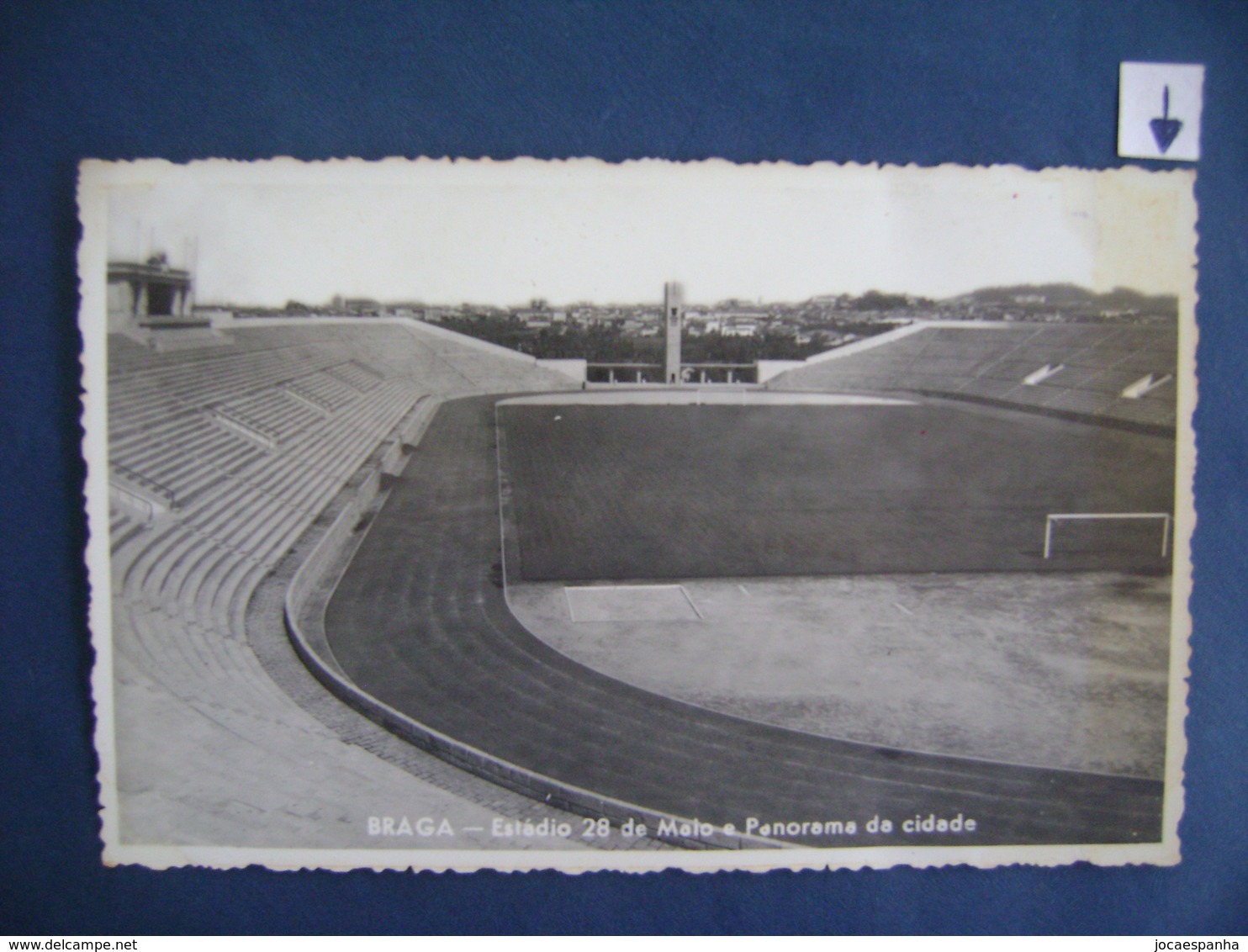 BRAGA (PORTUGAL) - STADIUM / ESTADIO POSTCARD "MAY 28 / 28 DE MAIO" , ED. TABACARIA MONTEIRO IN THE STATE - Calcio