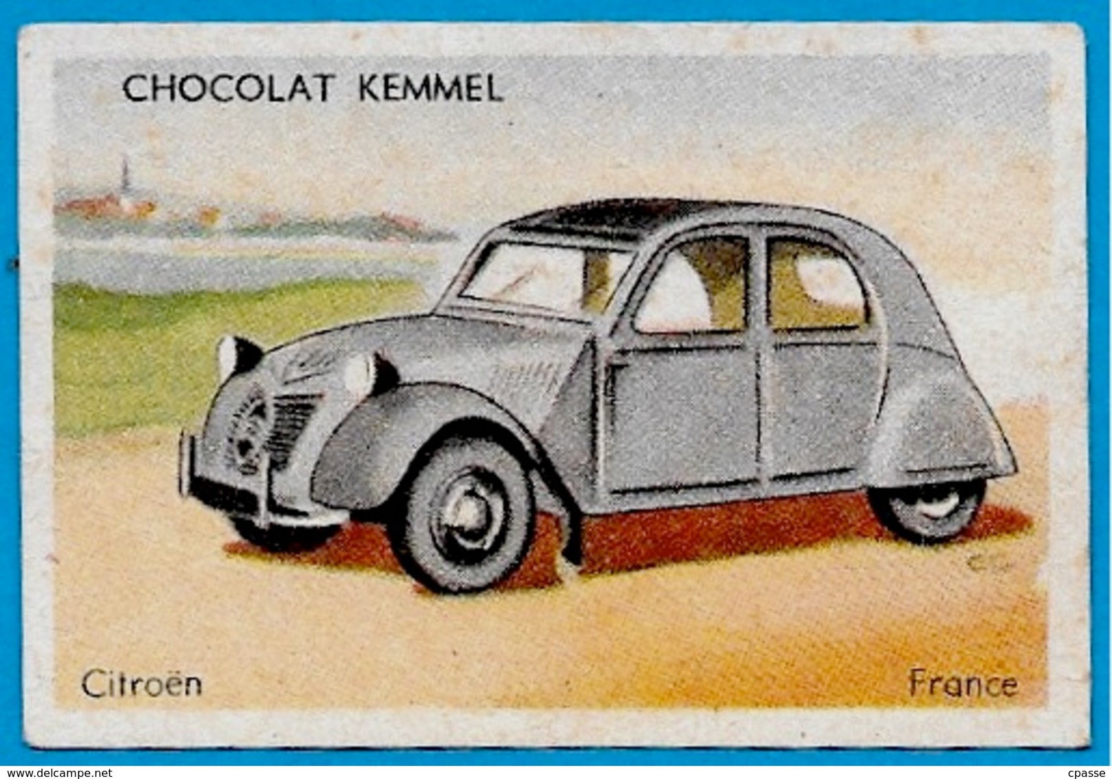 IMAGE Chocolat KEMMEL 59 BOURBOURG Nord - Automobile 2 CV Citroën ** Auto Voiture - Other & Unclassified