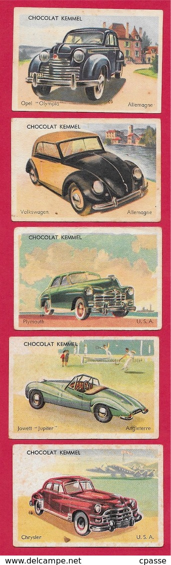 IMAGE Chocolat KEMMEL 59 BOURBOURG Nord (Lot De 9) Automobile Auto Voiture Car - Other & Unclassified