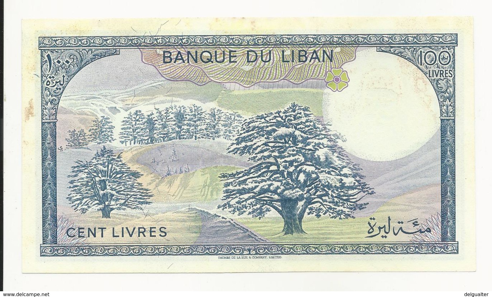 Lebanon 100 Livres 1988 Some Dirtiness But UNC - Libanon