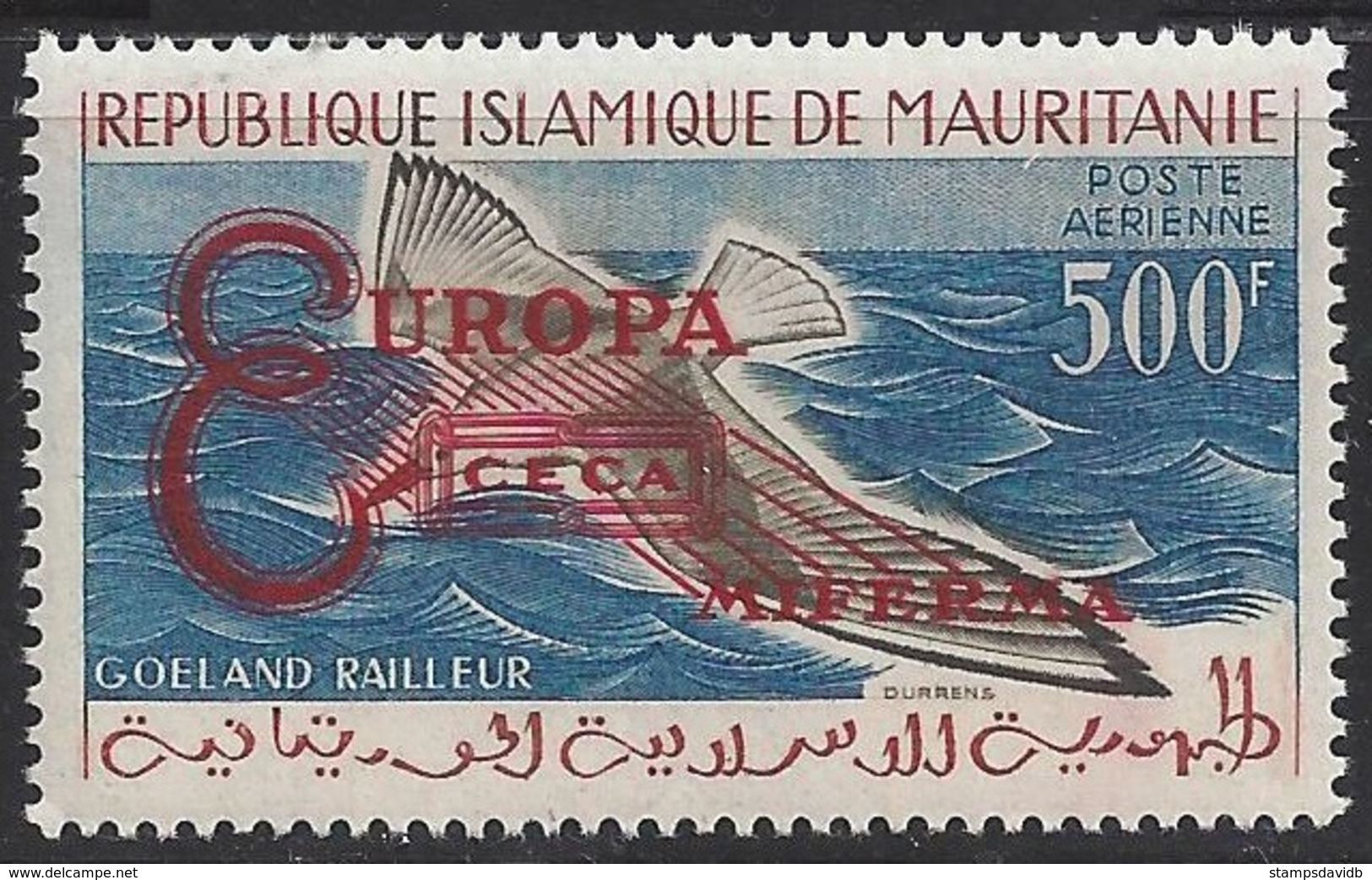 1962	Mauritania	VI — I	Overprint EUROPA... Miferma Ohne Rahmen	40,00 € - Albatros