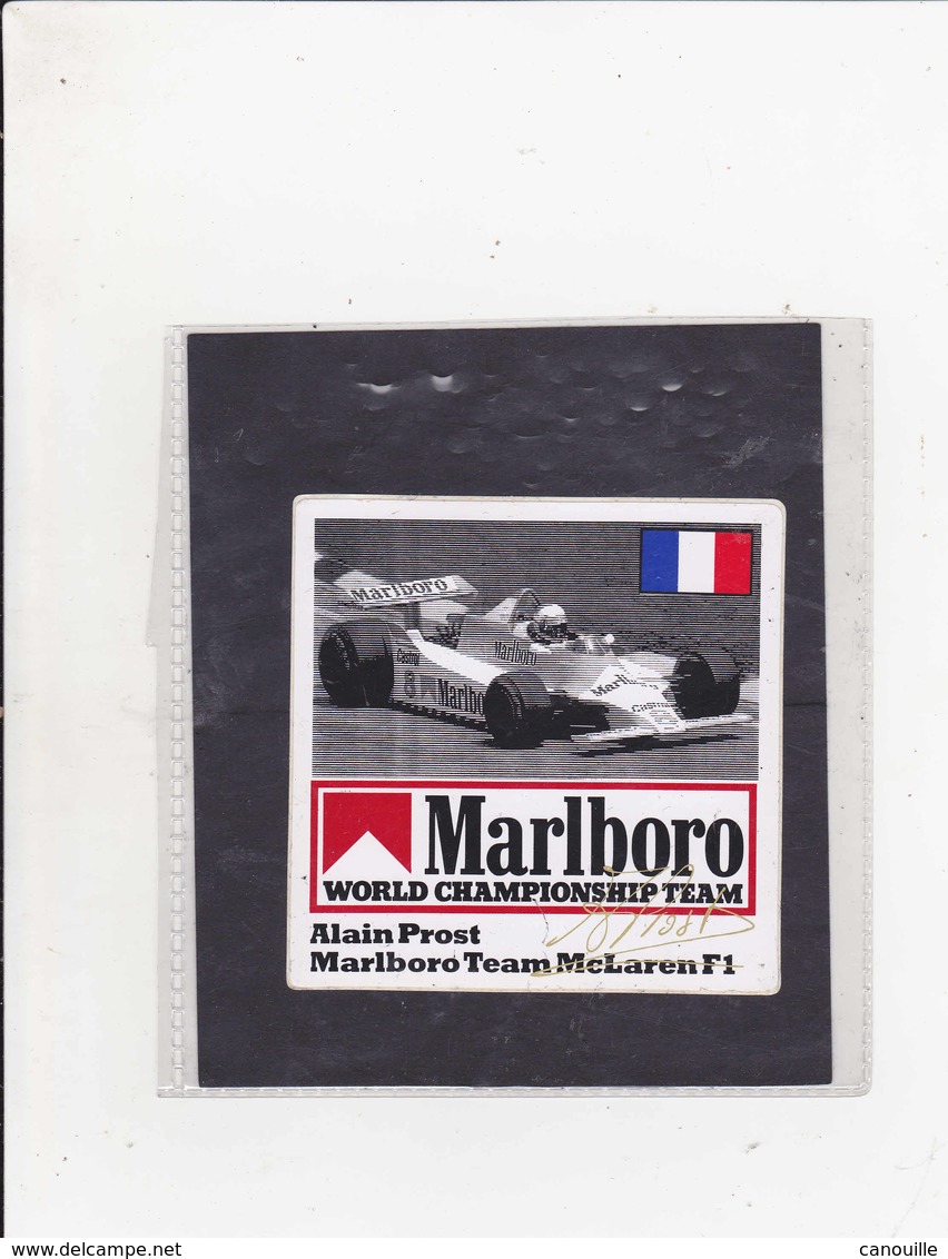 Sticker Marlboro Team Mc Laren 1992 