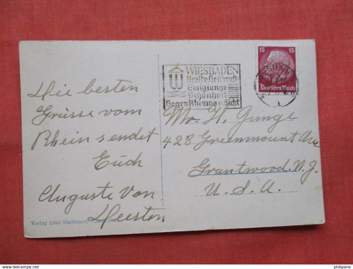 Germany > Hesse > Wiesbaden RPPC  Stamp & Cancel   Ref  3481 - Wiesbaden