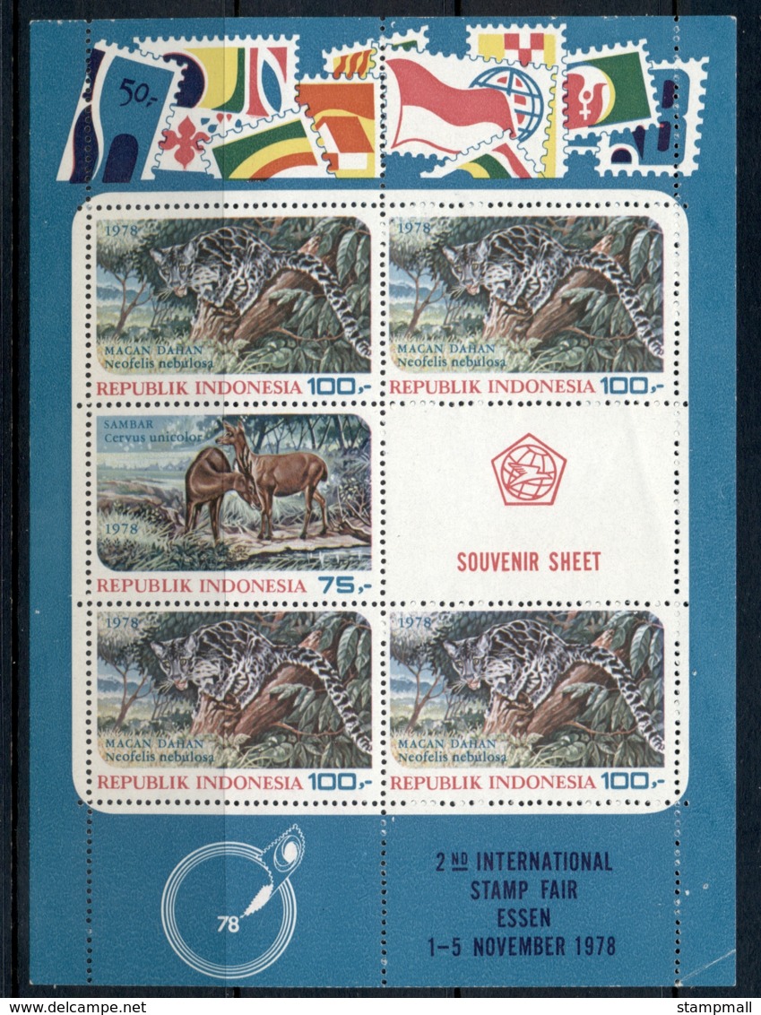 Indonesia 1978 Wildlife Protection (small Faults) MS Muh - Indonesia