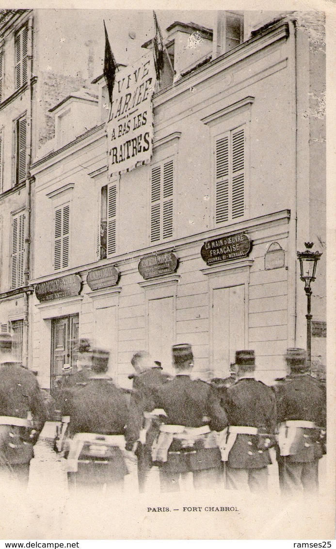 (116)  CPA  Paris  Fort Chabrol 1899  (Bon Etat) - Arrondissement: 10