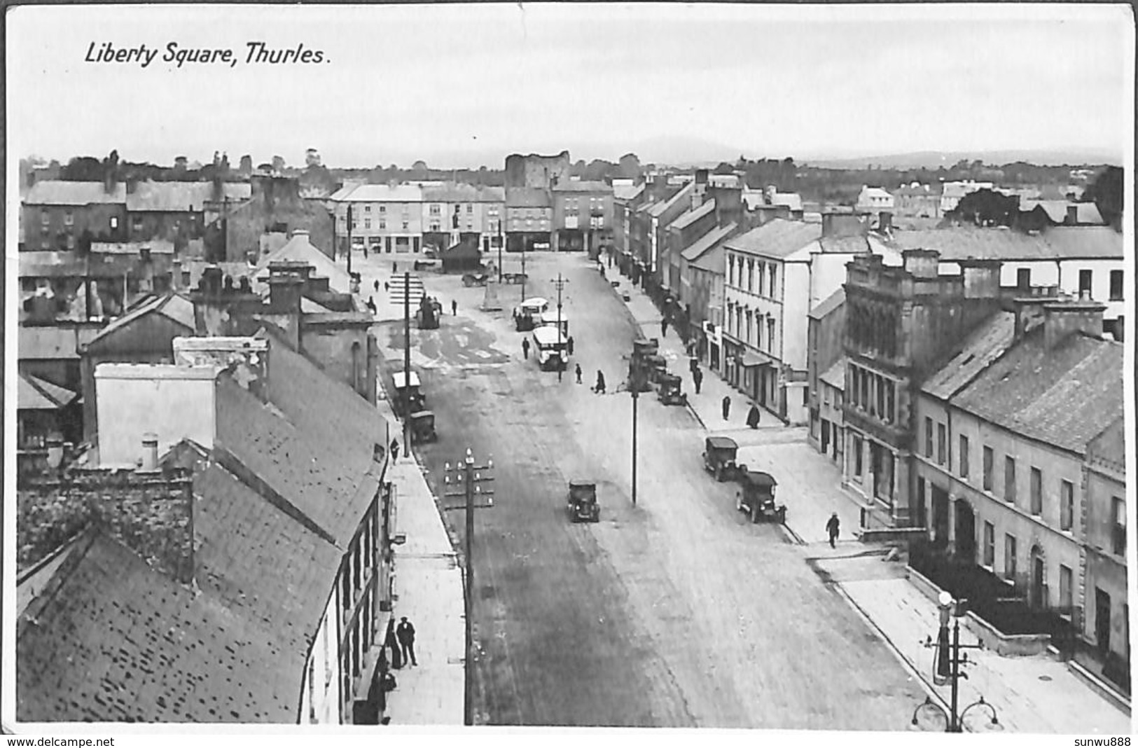 Liberty Square, Thurles (animation, Milton Series 1938 Real Photo.... Small Cut, Top Border) - Tipperary