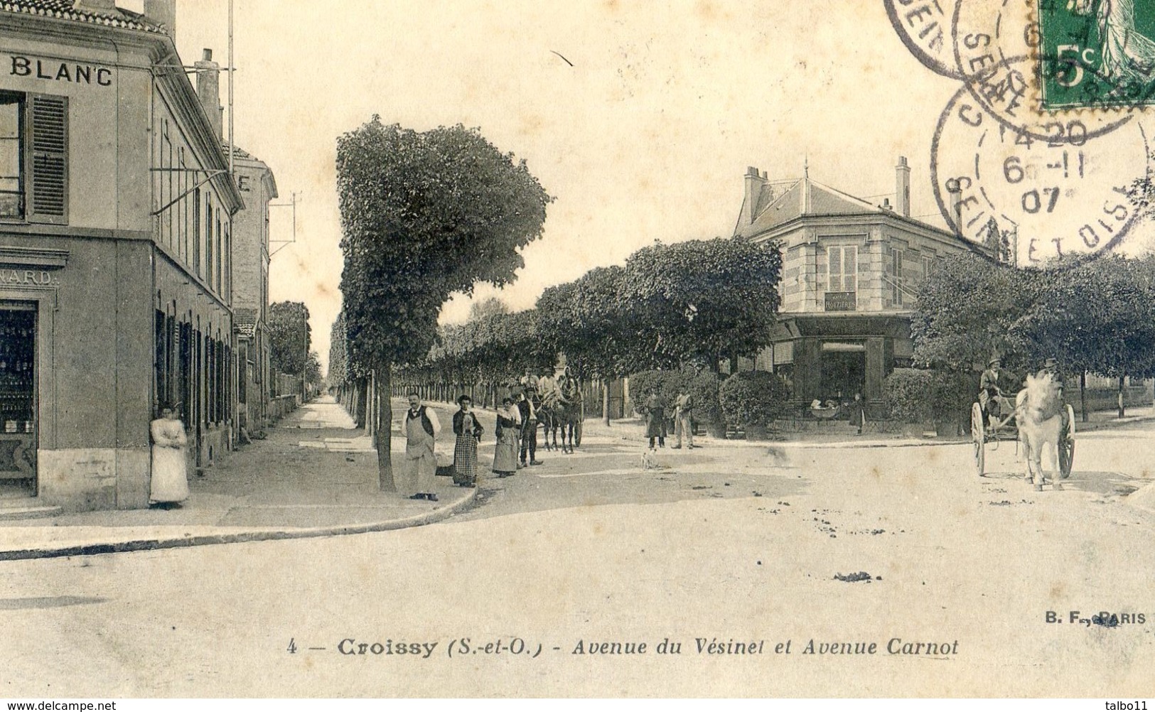 78 - Croissy - Avenue Du Vésinet Et Avenue Carnot - Croissy-sur-Seine