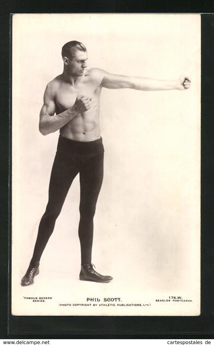 AK Portrait Boxer Phil Scott - Boxe