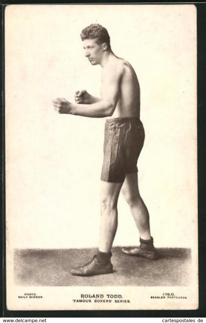 AK Famous Boxers, Roland Todd - Boxe