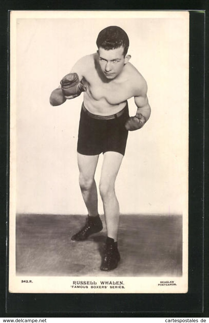 AK Famous Boxers, Russell Whalen - Boxe